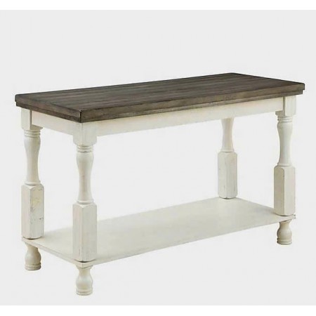 Calandra : Bàn Trang Trí, Bàn Console - Trắng + Xám 